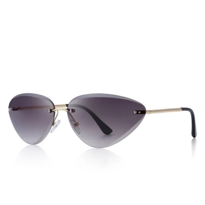 Katzenauge - randlose Sonnenbrille - UV400