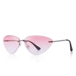 Katzenauge - randlose Sonnenbrille - UV400
