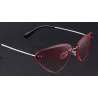 Cat eye - rimless sunglasses - UV400Sunglasses