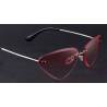 Katzenauge - randlose Sonnenbrille - UV400