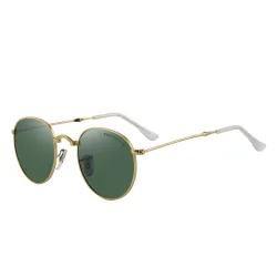 Retro - faltbar - ovale Sonnenbrille - unisex