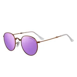 Retro - faltbar - ovale Sonnenbrille - unisex