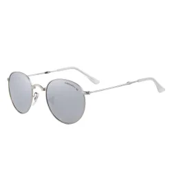 Retro - faltbar - ovale Sonnenbrille - unisex