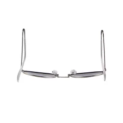 Retro - faltbar - ovale Sonnenbrille - unisex