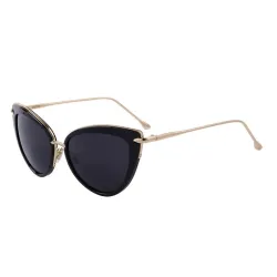 Retro Katzenauge - Aluminiumrahmen - ovale Sonnenbrille - UV400
