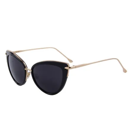 Retro Katzenauge - Aluminiumrahmen - ovale Sonnenbrille - UV400
