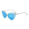 Retro Katzenauge - Aluminiumrahmen - ovale Sonnenbrille - UV400