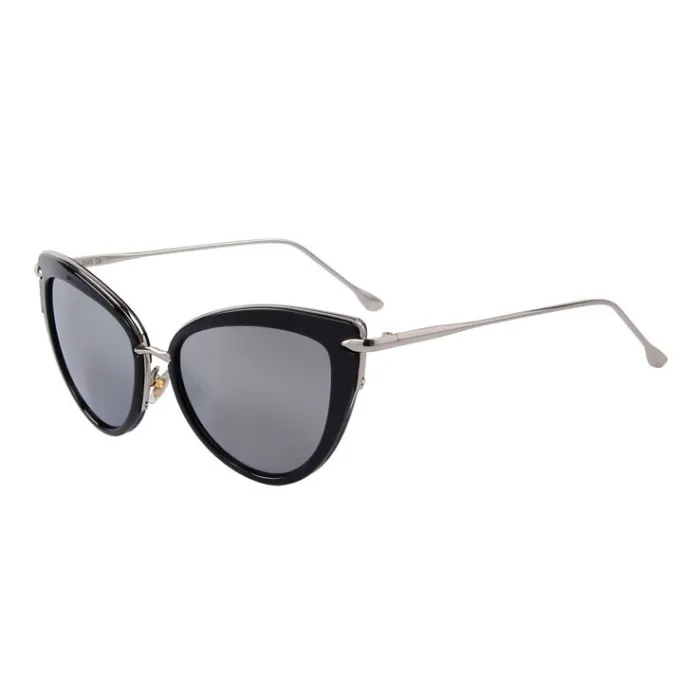 Retro cat eye - alloy frame - oval sunglasses - UV400Sunglasses