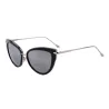 Retro Katzenauge - Aluminiumrahmen - ovale Sonnenbrille - UV400