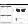 Retro Katzenauge - Aluminiumrahmen - ovale Sonnenbrille - UV400