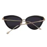 Retro Katzenauge - Aluminiumrahmen - ovale Sonnenbrille - UV400