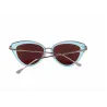 Retro Katzenauge - Aluminiumrahmen - ovale Sonnenbrille - UV400