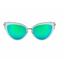 Retro Katzenauge - Aluminiumrahmen - ovale Sonnenbrille - UV400
