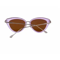 Retro cat eye - alloy frame - oval sunglasses - UV400Sunglasses