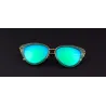 Retro Katzenauge - Aluminiumrahmen - ovale Sonnenbrille - UV400