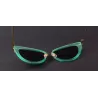 Retro Katzenauge - Aluminiumrahmen - ovale Sonnenbrille - UV400