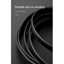 Baseus - fast charging - flat micro USB data cableCables