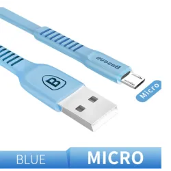 Baseus - fast charging - flat micro USB data cableCables
