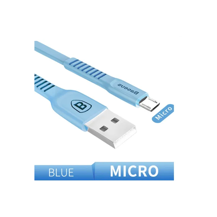 Baseus - fast charging - flat micro USB data cableCables