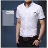 Kurze Ärmel elegantes Hemd