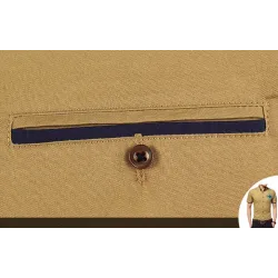 Kurze Ärmel elegantes Hemd