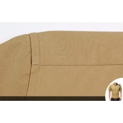 Kurze Ärmel elegantes Hemd