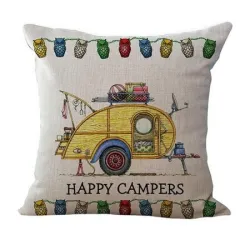 Happy Campers - Bettwäsche Kissenbezug 45 * 45cm