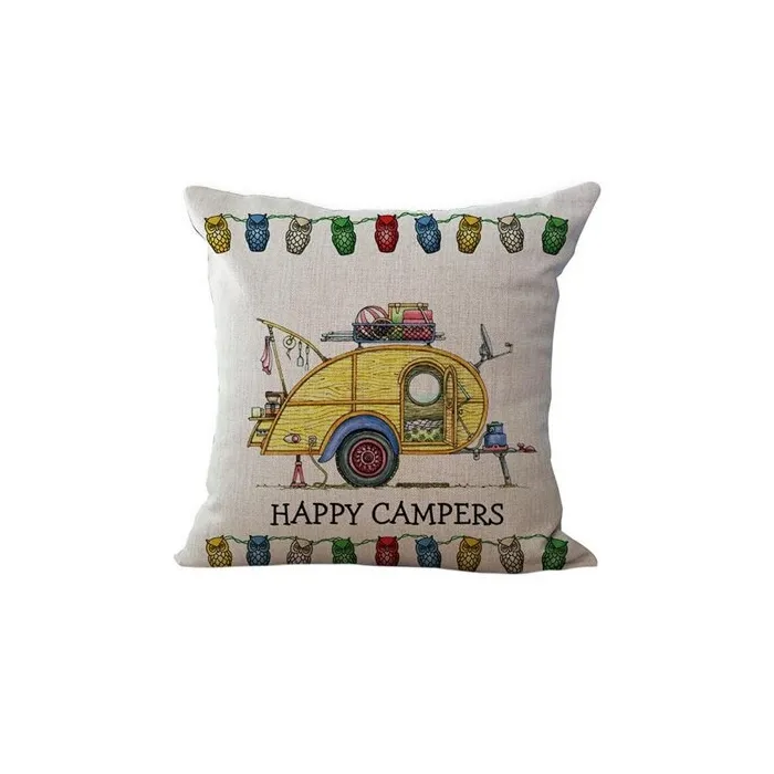 Happy Campers - Bettwäsche Kissenbezug 45 * 45cm