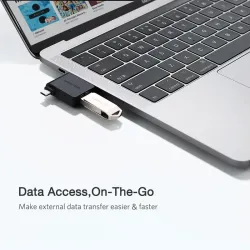 Ugreen 2 in 1 OTG Kabeladapter - micro USB - Typ C auf USB