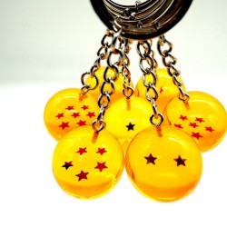 Ball with star - keychainKeyrings