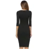 Elegant - schlank - Frauenkleid mit Gürtel