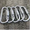 Aluminium Karabiner - D Typ Schnellhaken 6 Stück