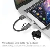 USB 3.1 Typ C Adapter Kabel - Micro USB Female to Type C Male