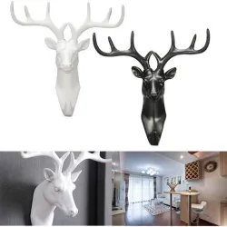 Deer Kopf - Wandhaken - Bügel