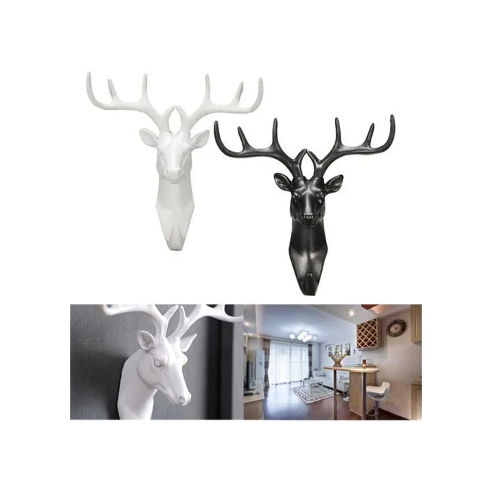 Deer Kopf - Wandhaken - Bügel