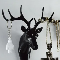 Deer Kopf - Wandhaken - Bügel
