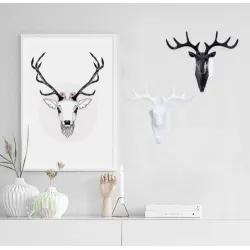 Deer Kopf - Wandhaken - Bügel