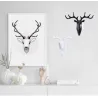 Deer Kopf - Wandhaken - Bügel