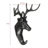 Deer Kopf - Wandhaken - Bügel