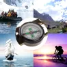 Portable Folding Army Compass With Green LensSurvival tools