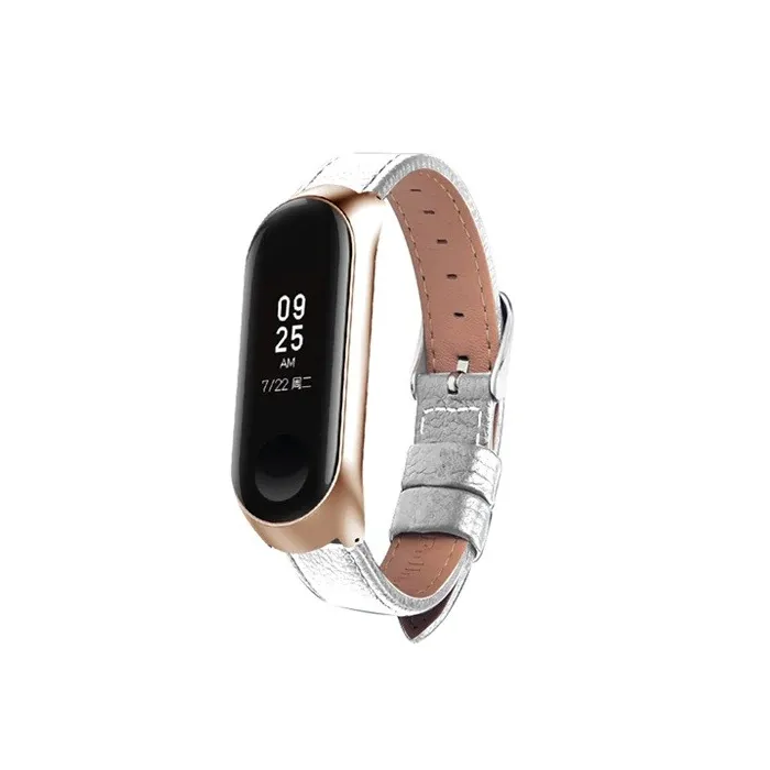 Leather band for Xiaomi Mi Band 3 - 4 watchSmart-Wear