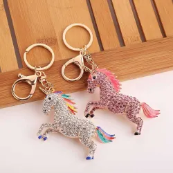 Crystal Unicorn - KeychainKeyrings