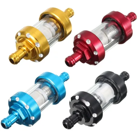 Universal 1/4''' 6mm - Motorradglas Kraftstofffilter