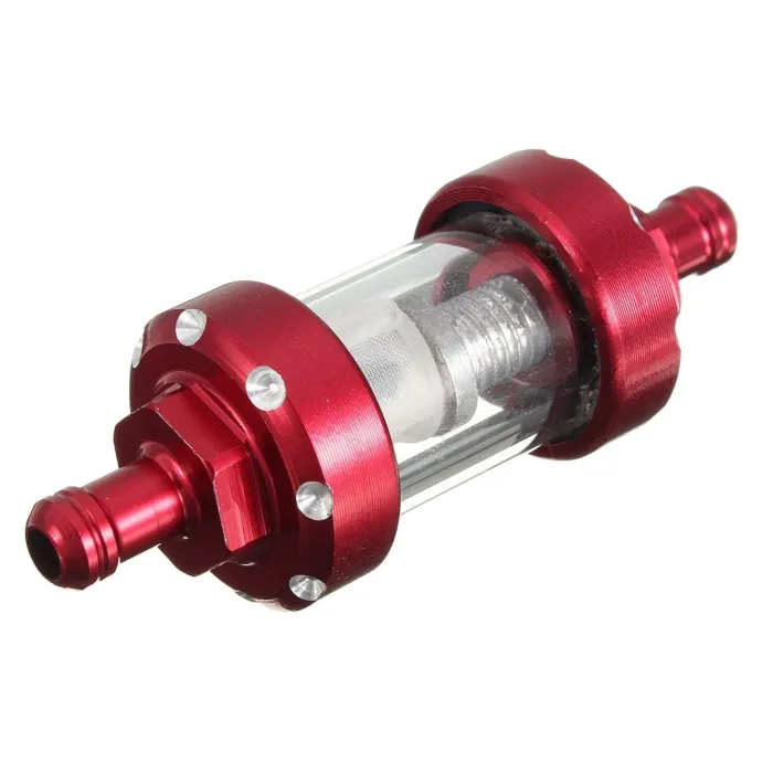 Universal 1/4''' 6mm - Motorradglas Kraftstofffilter