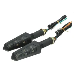 12V LED Drehsignal Bernstein Lichter - Motorrad Indikatoren 4pcs Set