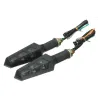 12V LED Drehsignal Bernstein Lichter - Motorrad Indikatoren 4pcs Set