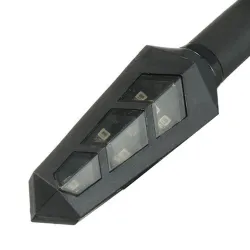 12V LED Drehsignal Bernstein Lichter - Motorrad Indikatoren 4pcs Set