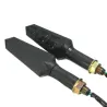 12V LED Drehsignal Bernstein Lichter - Motorrad Indikatoren 4pcs Set