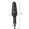12V LED Drehsignal Bernstein Lichter - Motorrad Indikatoren 4pcs Set