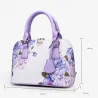 Ledertasche mit Blumenprint